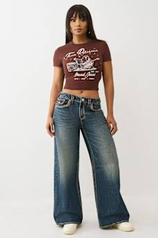 JESSIE MID RISE SUPER T SUPER BAGGY JEAN, image 4