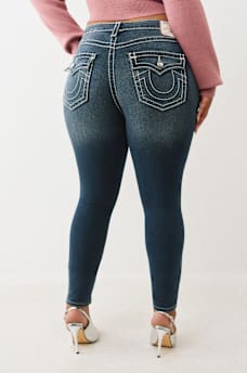 PLUS JENNIE MID RISE SUPER T CURVY SKINNY JEAN, image 5