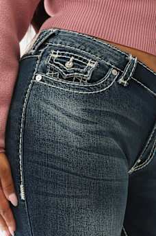 PLUS JENNIE MID RISE SUPER T CURVY SKINNY JEAN, image 6