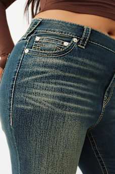 PLUS BILLIE MID RISE BIG T STRAIGHT JEAN, image 6