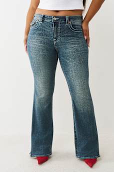 PLUS BECCA SIDE SLIT BOOTCUT JEAN, image 3