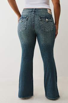 PLUS BECCA SIDE SLIT BOOTCUT JEAN, image 4
