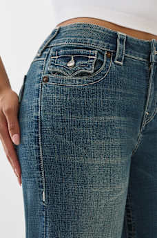 BOBBI MID RISE FLAP BAGGY JEAN, image 6