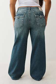PLUS BOBBI MID RISE BAGGY JEAN, image 4