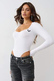 SEAMLESS LONG SLEEVE BODYSUIT, image 4