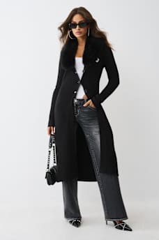 FAUX FUR DUSTER CARDIGAN, image 5