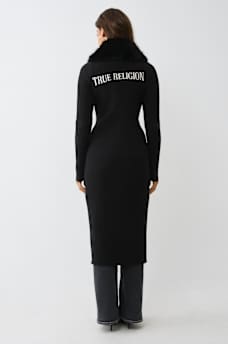 FAUX FUR DUSTER CARDIGAN, image 7