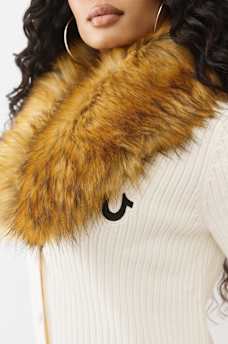 FAUX FUR DUSTER CARDIGAN, image 6