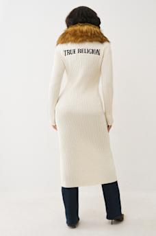 FAUX FUR DUSTER CARDIGAN, image 8