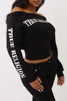 SU&Eacute;TER ENCOGIDO CON HOMBRO DESCUBIERTO, image 4