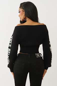 SU&Eacute;TER ENCOGIDO CON HOMBRO DESCUBIERTO, image 5