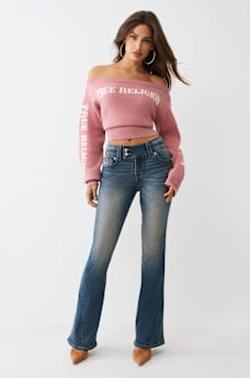 SU&Eacute;TER ENCOGIDO CON HOMBRO DESCUBIERTO, image 2