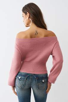 SU&Eacute;TER ENCOGIDO CON HOMBRO DESCUBIERTO, image 5