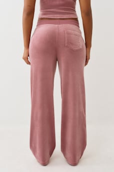 VELOUR CRYSTAL HORSESHOE STRAIGHT LEG SWEATPANT, image 6