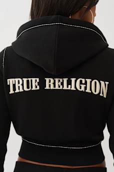 BIG T SHRUNKEN ZIP HOODIE, image 2