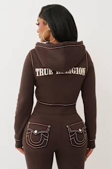 BIG T SHRUNKEN ZIP HOODIE, image 6