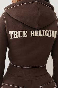 BIG T SHRUNKEN ZIP HOODIE, image 1