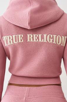 BIG T SHRUNKEN ZIP HOODIE, image 1