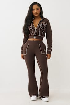 BIG T FLARED SWEATPANT, image 1