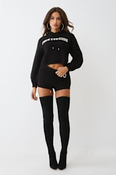 EMBROIDERED PULLOVER SWEATER HOODIE, image 3