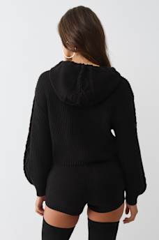 EMBROIDERED PULLOVER SWEATER HOODIE, image 5