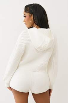 EMBROIDERED PULLOVER SWEATER HOODIE, image 5