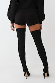 EMBROIDERED SWEATER SHORT, image 5