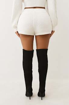 EMBROIDERED SWEATER SHORT, image 7