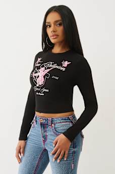 CAMISETA PEQUE&Ntilde;A DE MANGA LARGA DE CUPIDO CON CRISTALES, image 4