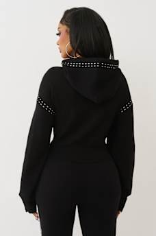 LOGO PULLOVER SWEATER HOODIE, image 5