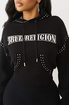 LOGO PULLOVER SWEATER HOODIE, image 1