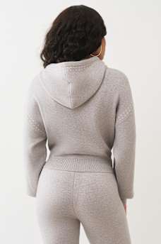 LOGO PULLOVER SWEATER HOODIE, image 5