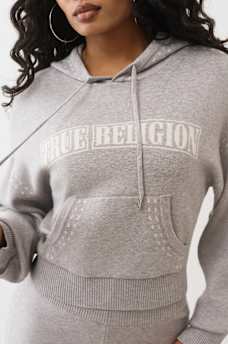 LOGO PULLOVER SWEATER HOODIE, image 1