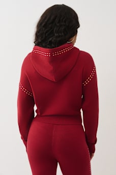 LOGO PULLOVER SWEATER HOODIE, image 5