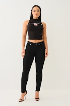 FLAG EMBROIDERED MOCK NECK TANK , image 3