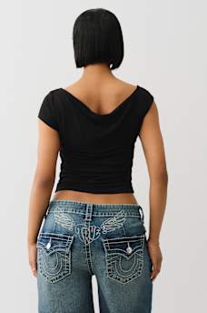 RUCHED ASYMMETRICAL TOP, image 5