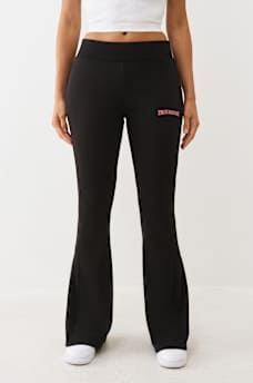 RAINBOW STITCH HORSESHOE BOOTCUT SWEATPANT, image 2