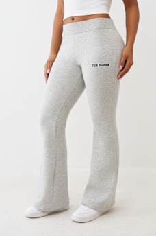 RAINBOW STITCH HORSESHOE BOOTCUT SWEATPANT, image 2