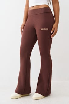 RAINBOW STITCH HORSESHOE BOOTCUT SWEATPANT, image 2