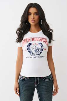 CAMISETA DE CUELLO REDONDO CON BUDDHA DE CRISTAL, image 2