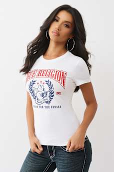 CAMISETA DE CUELLO REDONDO CON BUDDHA DE CRISTAL, image 4