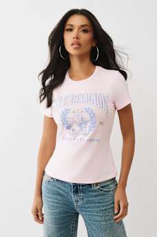CRYSTAL BUDDHA CREST TEE, image 2