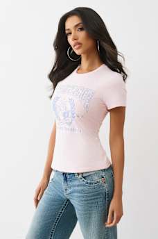 CRYSTAL BUDDHA CREST TEE, image 4