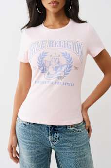 CRYSTAL BUDDHA CREST TEE, image 1