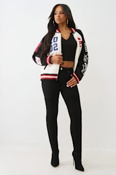 LOGO RAGLAN ZIP CARDIGAN, image 3