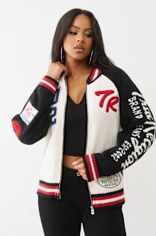 LOGO RAGLAN ZIP CARDIGAN, image 4