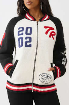 LOGO RAGLAN ZIP CARDIGAN, image 6