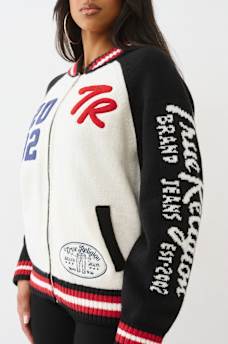 LOGO RAGLAN ZIP CARDIGAN, image 7