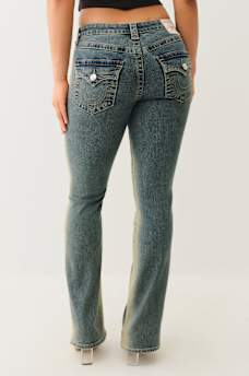 BECCA MID RISE FADED BOOTCUT JEAN, image 4