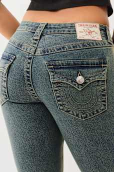 BECCA MID RISE FADED BOOTCUT JEAN, image 6